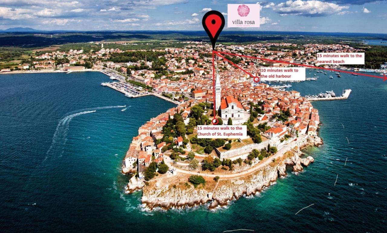 Apartments Villa Rosa Rovinj Kamer foto